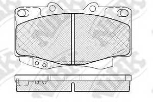 Тормозные колодки для моделей: TOYOTA (HILUX, FORTUNER)