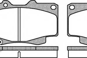 Тормозные колодки для моделей: TOYOTA (HILUX, HILUX)