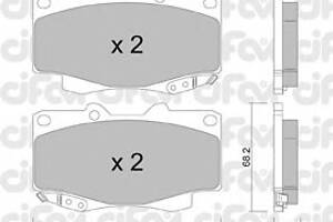 Тормозные колодки для моделей: TOYOTA (HILUX)