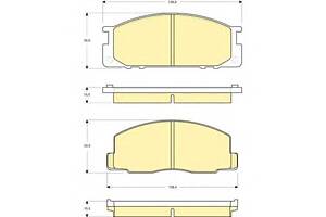 Тормозные колодки для моделей: TOYOTA (LITEACE, MODELL,LITEACE)