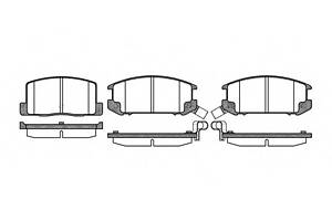 Тормозные колодки для моделей: TOYOTA (MR, MR,MR)