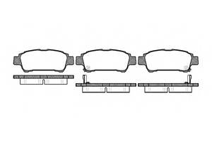Гальмівні колодки для моделей: TOYOTA (PICNIC, PREVIA, AVENSIS)