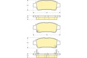 Тормозные колодки для моделей: TOYOTA (PREVIA, AVENSIS,ALPHARD,PREVIA,ISIS)