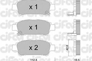 Тормозные колодки для моделей: TOYOTA (PREVIA, AVENSIS)