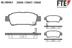 Тормозные колодки для моделей: TOYOTA (PREVIA, AVENSIS)