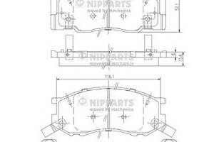 Тормозные колодки для моделей: TOYOTA (PREVIA, PREVIA)