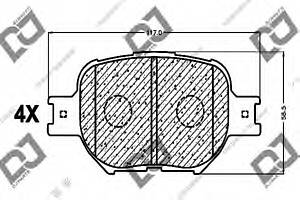 Тормозные колодки для моделей: TOYOTA (RAV-4, COROLLA,COROLLA,COROLLA,CAMRY,CAMRY,CARINA,CARINA,CARINA,CELICA,CELICA,PI