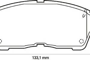 Тормозные колодки для моделей: TOYOTA (RAV-4, COROLLA,COROLLA,COROLLA,CAMRY,CAMRY,CARINA,CARINA,CARINA,CELICA,CELICA,PI