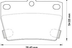 Гальмівні колодки для моделей: TOYOTA (RAV-4, RAV-4)