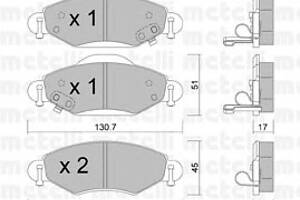 Тормозные колодки для моделей: TOYOTA (YARIS, PLATZ)