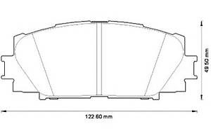 Гальмівні колодки для моделей: TOYOTA (YARIS, VIOS-YARIS, YARIS)