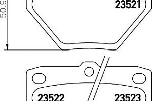 Тормозные колодки для моделей: TOYOTA (YARIS, YARIS,CELICA,PRIUS,COROLLA,COROLLA,COROLLA,COROLLA,PRIUS,MATRIX,IST), TOY