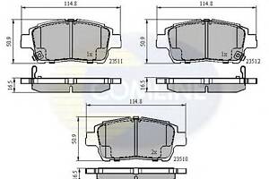 Тормозные колодки для моделей: TOYOTA (YARIS, YARIS,CELICA,PRIUS,COROLLA,COROLLA,COROLLA,COROLLA,PRIUS,WILL,WILL,IST)