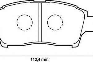 Тормозные колодки для моделей: TOYOTA (YARIS, YARIS,PLATZ,VIOS,PROBOX-SUCCEED,ECHO,SOLUNA)