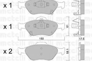 Тормозные колодки для моделей: TOYOTA (YARIS, YARIS)