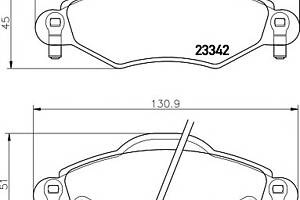 Тормозные колодки для моделей: TOYOTA (YARIS)