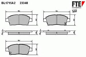 Тормозные колодки для моделей: TOYOTA (YARIS)