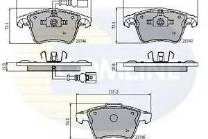 Тормозные колодки для моделей: VOLKSWAGEN (MULTIVAN, TRANSPORTER,TRANSPORTER,TRANSPORTER)