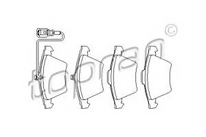 Тормозные колодки для моделей: VOLKSWAGEN (MULTIVAN, TRANSPORTER,TRANSPORTER,TRANSPORTER)