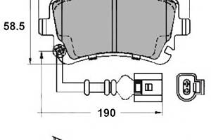 Тормозные колодки для моделей: VOLKSWAGEN (MULTIVAN, TRANSPORTER,TRANSPORTER,TRANSPORTER)