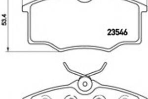 Тормозные колодки для моделей: VOLKSWAGEN (PARATI, GOL)