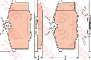 Тормозные колодки для моделей: VOLKSWAGEN (PARATI, PARATI,SAVEIRO,SAVEIRO), VW (SVW) (GOL)