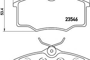 Тормозные колодки для моделей: VOLKSWAGEN (PARATI, PARATI,SAVEIRO,SAVEIRO,SAVEIRO,POINTER,POINTER,POINTER,POINTER,GOL,P