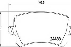 Тормозные колодки для моделей: VOLKSWAGEN (PASSAT, PASSAT,PASSAT,PASSAT,PASSAT,PASSAT-CC,PASSAT)