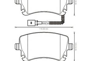 Тормозные колодки для моделей: VOLKSWAGEN (PHAETON)