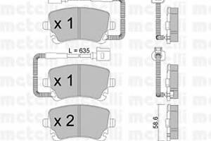 Тормозные колодки для моделей: VOLKSWAGEN (PHAETON)