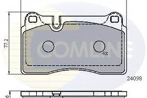 Тормозные колодки для моделей: VOLKSWAGEN (TOUAREG, TOUAREG)