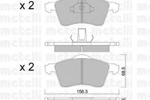 Тормозные колодки для моделей: VOLKSWAGEN (TRANSPORTER, TRANSPORTER,TRANSPORTER)