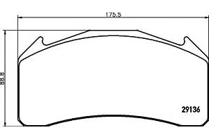 Тормозные колодки для моделей: VOLVO (FL)