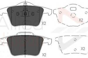 Колодки гальмівні для моделей:VOLVO (XC90)