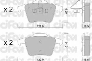 Тормозные колодки  для моделей: VOLVO (XC90)