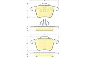 Тормозные колодки для моделей: VOLVO (XC90)