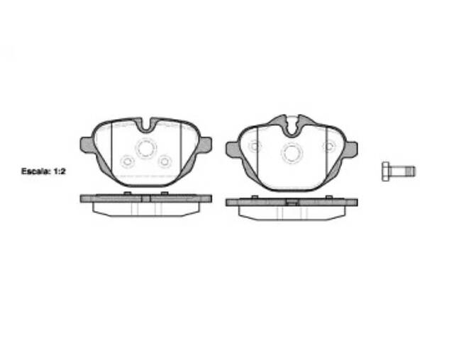 Тормозные колодки, комплект, дисковый тормоз, BMW X3, (F25) XDrive 20 D, N57 D30 A, 16-