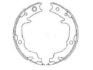Тормозные колодки (стояночного тормоза)