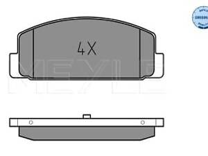 Тормозные колодки (задние) Meyle Mazda 6 02-