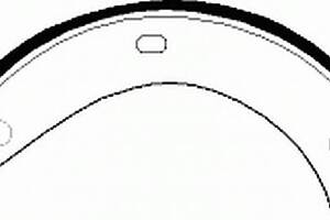 Тормозные колодки барабанные для моделей: ALPINA (ROADSTER), BMW (8-Series,3-Series,3-Series,3-Series,5-Series,5-Serie