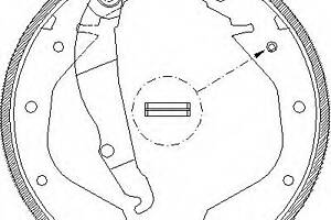 Тормозные колодки барабанные для моделей: BEDFORD (ASTRA), OPEL (KADETT,KADETT,KADETT,KADETT,KADETT,MANTA,MANTA,ASCONA