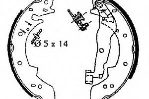 Тормозные колодки барабанные для моделей: BMW (3-Series), PEUGEOT (204,304,305,305,305,305,405,405,405,405,204,304,304