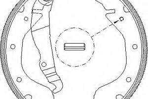 Тормозные колодки барабанные для моделей: CHEVROLET (CORSA, CORSA), OPEL (KADETT,KADETT,CORSA,CORSA,CORSA,ASTRA,ASTRA,A