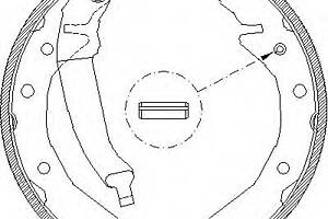 Тормозные колодки барабанные для моделей: CHEVROLET (MATIZ, SPARK,SPARK), DAEWOO (MATIZ), PROTON (SAVVY)