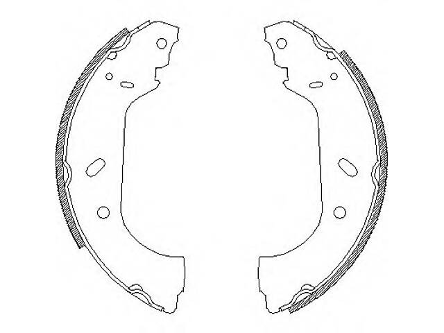 Колодки гальмові барабанні для моделей: CITROËN (EVASION, JUMPY, JUMPY, JUMPY), FIAT (ULYSSE, SCUDO, SCUDO, ULYSSE), LANCI