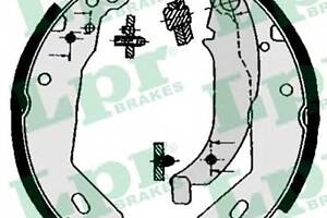 Колодки гальмові барабанні для моделей: CITROËN (ZX, AX, XSARA, XSARA, XSARA, ZX), DALLAS (FUN), PEUGEOT (205,205,205,306)