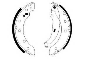 Тормозные колодки барабанные для моделей: CITROËN (ZX, SAXO,XSARA,XSARA,XSARA), DACIA (LOGAN,LOGAN,SANDERO,LOGAN,LOGAN)