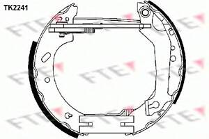 Тормозные колодки барабанные для моделей: FORD (ESCORT, ESCORT,ESCORT,ESCORT,FIESTA,FIESTA,ESCORT)