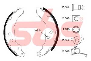 Тормозные колодки барабанные для моделей: FORD (FIESTA, FIESTA,FIESTA)