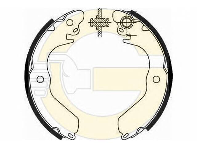 Тормозные колодки барабанные для моделей: HINDUSTAN (LANCER), MITSUBISHI (COLT,COLT,LANCER,LANCER,COLT,LANCER,LANCER,M